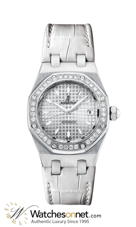 Audemars Piguet Royal Oak  Automatic Women's Watch, Stainless Steel, Silver Dial, 77321ST.ZZ.D012CR.01