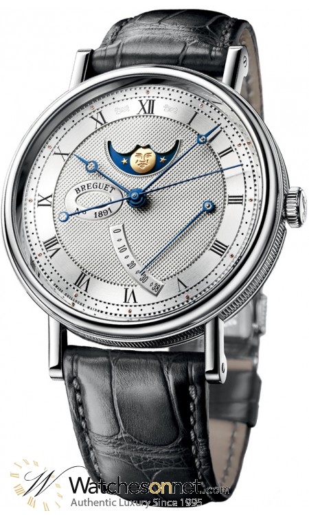 Breguet Classique  Manual Winding Men's Watch, 18K White Gold, Silver Dial, 7787BB/12/9V6