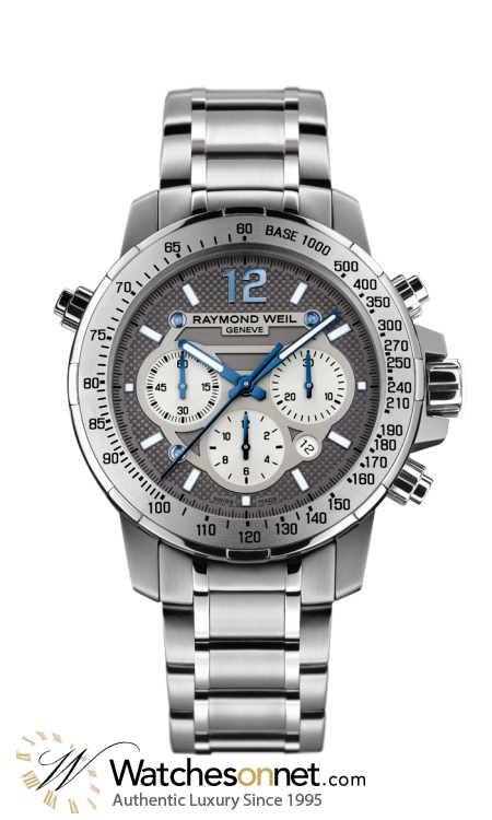 Raymond Weil Nabucco  Chronograph Automatic Men's Watch, Titanium, Grey Dial, 7800-TI-05607