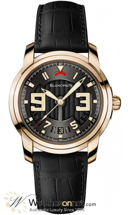 Blancpain L-Evolution  Automatic Men's Watch, 18K Rose Gold, Black Dial, 8805-3630-53B