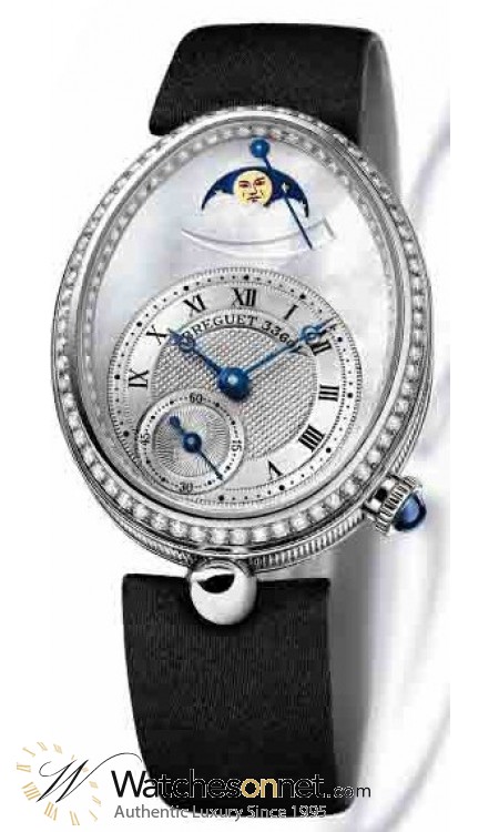 Breguet Reine De Naples  Automatic Women's Watch, 18K White Gold, Mother Of Pearl Dial, 8908BB/52/864.D00D