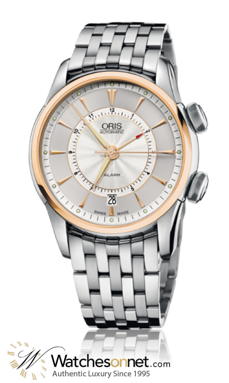 Oris Artelier  Automatic Men's Watch, Stainless Steel, Silver Dial, 908-7607-6351-Set-MB