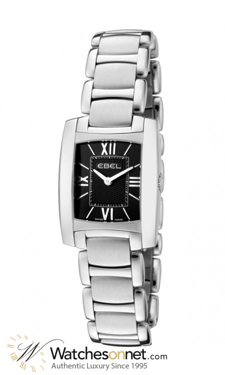 Ebel   Quartz Women's Watch, Stainless Steel, Black Dial, 9976M22/54500
