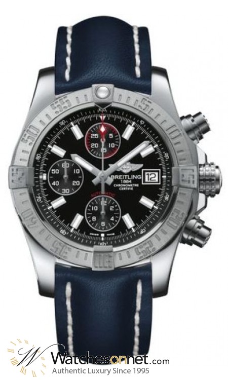 Breitling Avenger II  Automatic Men's Watch, Stainless Steel, Black Dial, A1338111.BC32.105X