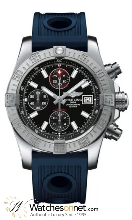 Breitling Avenger II  Automatic Men's Watch, Stainless Steel, Black Dial, A1338111.BC32.211S