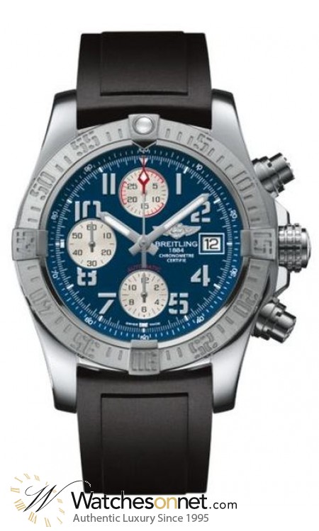 Breitling Avenger II  Automatic Men's Watch, Stainless Steel, Blue Dial, A1338111.C870.134S