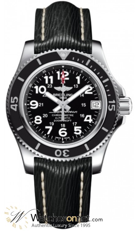 Breitling Superocean II 36  Automatic Men's Watch, Stainless Steel, Black Dial, A17312C9.BD91.213X