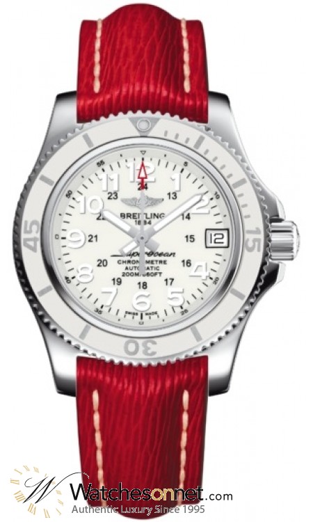 Breitling Superocean II 36  Automatic Men's Watch, Stainless Steel, White Dial, A17312D2.A775.214X