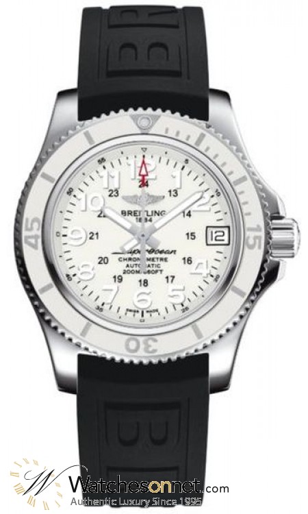 Breitling Superocean II 36  Automatic Men's Watch, Stainless Steel, White Dial, A17312D2.A775.237S