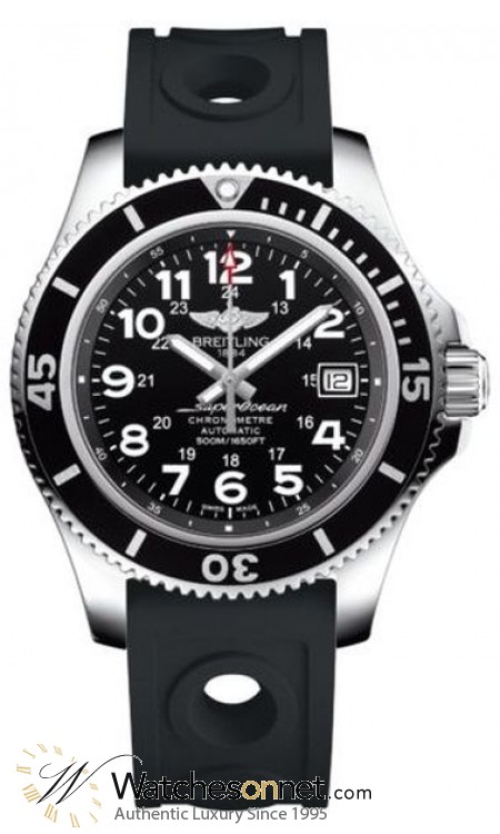 Breitling Superocean II 42  Automatic Men's Watch, Stainless Steel, Black Dial, A17365C9.BD67.225S