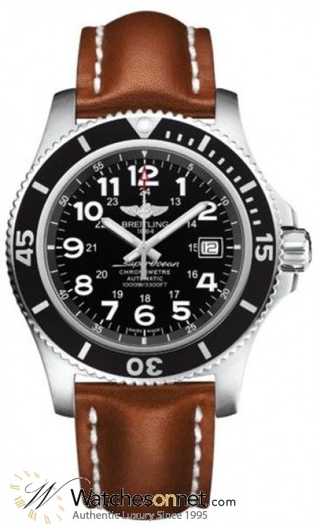 Breitling Superocean II 44  Automatic Men's Watch, Stainless Steel, Black Dial, A17392D7.BD68.433X