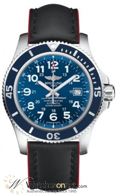 Breitling Superocean II 44  Automatic Men's Watch, Stainless Steel, Blue Dial, A17392D8.C910.228X