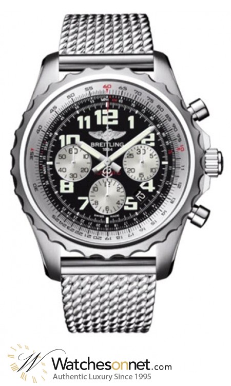Breitling Chronospace  Chronograph Automatic Men's Watch, Stainless Steel, Black Dial, A2336035.BB97.150A