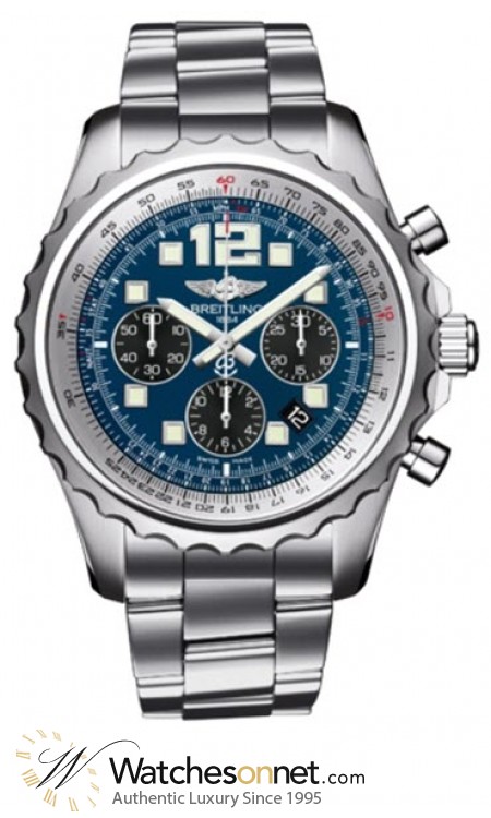 Breitling Chronospace  Chronograph Automatic Men's Watch, Stainless Steel, Blue Dial, A2336035.C833.167A