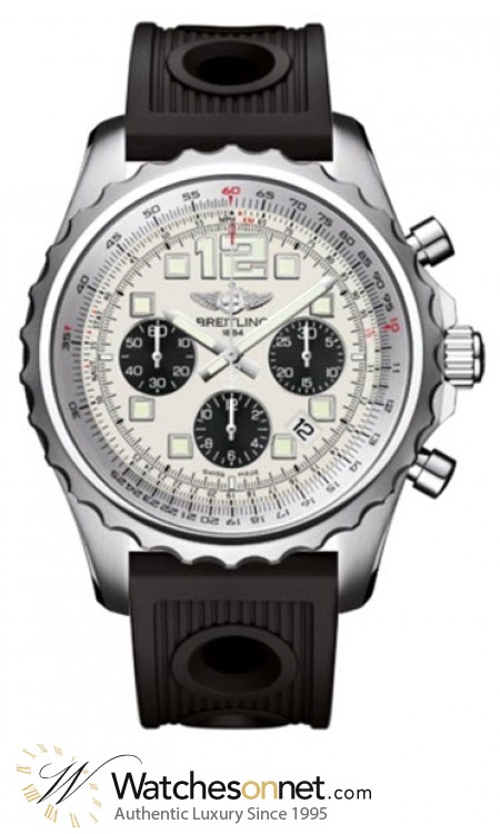 Breitling Chronospace  Chronograph Automatic Men's Watch, Stainless Steel, Silver Dial, A2336035.G718.201S