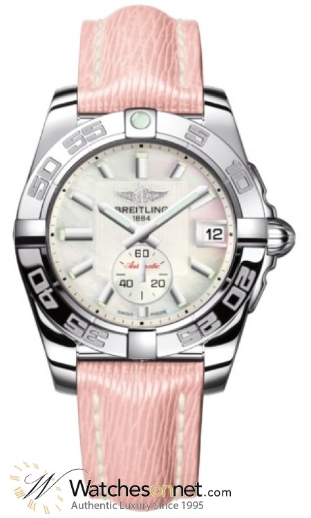 Breitling Galactic 36 Automatic  Automatic Unisex Watch, Stainless Steel, Mother Of Pearl Dial, A3733012.A716.239X