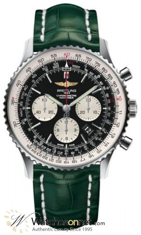 Breitling Navitimer 01  Automatic Men's Watch, Stainless Steel, Black Dial, AB012721.BD09.752P