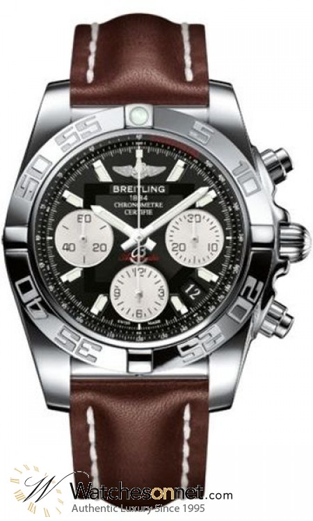 Breitling Chronomat 41  Automatic Men's Watch, Stainless Steel, Black Dial, AB014012.BA52.431X