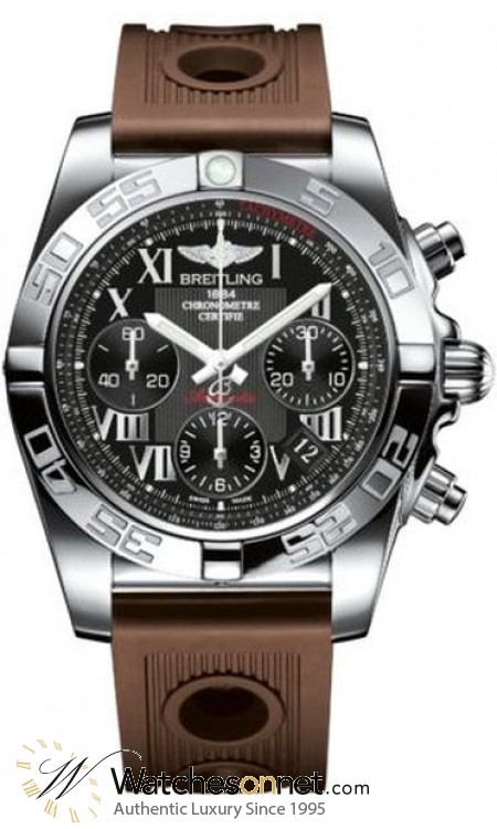 Breitling Chronomat 41  Automatic Men's Watch, Stainless Steel, Black Dial, AB014012.BC04.204S