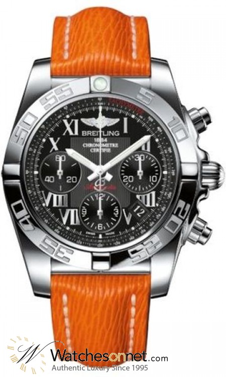 Breitling Chronomat 41  Automatic Men's Watch, Stainless Steel, Black Dial, AB014012.BC04.204X