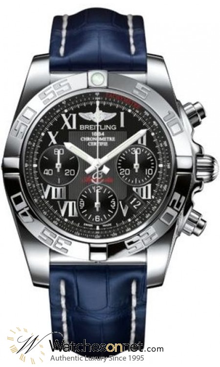 Breitling Chronomat 41  Automatic Men's Watch, Stainless Steel, Black Dial, AB014012.BC04.718P