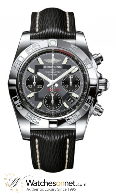 Breitling Chronomat 41  Chronograph Automatic Men's Watch, Stainless Steel, Blue Dial, AB014012.F554.218X