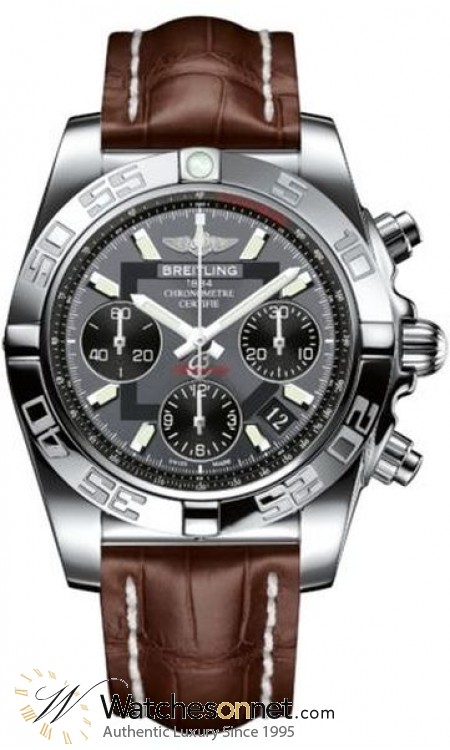 Breitling Chronomat 41  Automatic Men's Watch, Stainless Steel, Gray Dial, AB014012.F554.725P