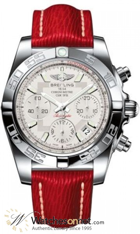 Breitling Chronomat 41  Automatic Men's Watch, Stainless Steel, Silver Dial, AB014012.G711.219X