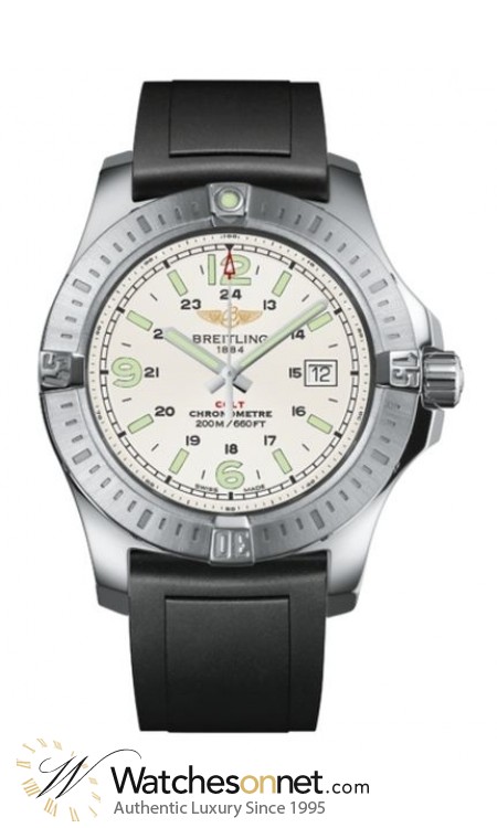Breitling Colt  Super-Quartz Men's Watch, Stainless Steel, Silver Dial, A7438811.G792.131S