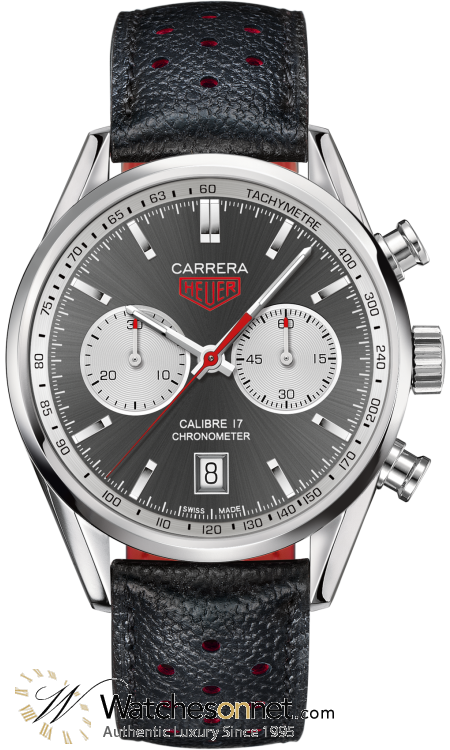 Tag Heuer Carrera  Chronograph Automatic Men's Watch, Stainless Steel, Anthracite Dial, CV5110.FC6310