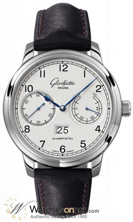 Glashutte Original Senator  Automatic Men's Watch, Stainless Steel, Silver Dial, 100-14-05-02-05