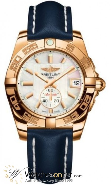 Breitling Galactic 36 Automatic  Automatic Unisex Watch, 18K Rose Gold, Mother Of Pearl Dial, H3733012.A724.194X