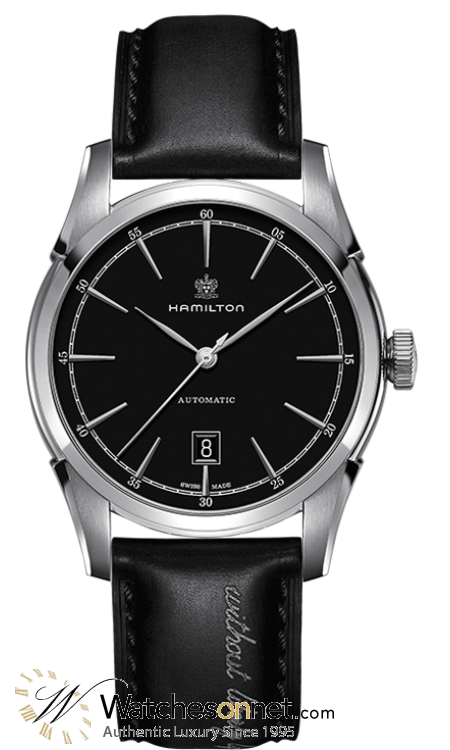 Hamilton Timeless Classic  Automatic Men's Watch, Stainless Steel, Black Dial, H42415731