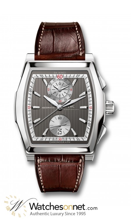 IWC Da Vinci  Chronograph Automatic Men's Watch, 18K White Gold, Grey Dial, IW376417