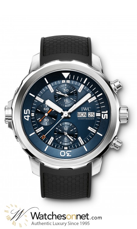 IWC Aquatimer  Chronograph Automatic Men's Watch, Stainless Steel, Blue Dial, IW376805
