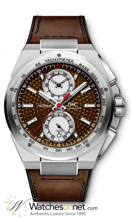 IWC Ingenieur  Chronograph Automatic Men's Watch, Stainless Steel, Brown Dial, IW378511