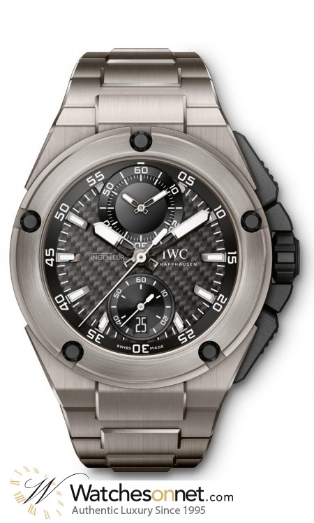 IWC Ingenieur  Automatic Men's Watch, Titanium, Black Dial, IW379602