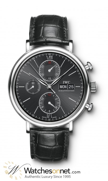 IWC Portofino  Chronograph Automatic Men's Watch, Stainless Steel, Grey Dial, IW391008