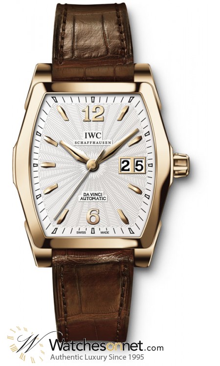 IWC Da Vinci  Automatic Men's Watch, 18K Yellow Gold, Off White Dial, IW452311