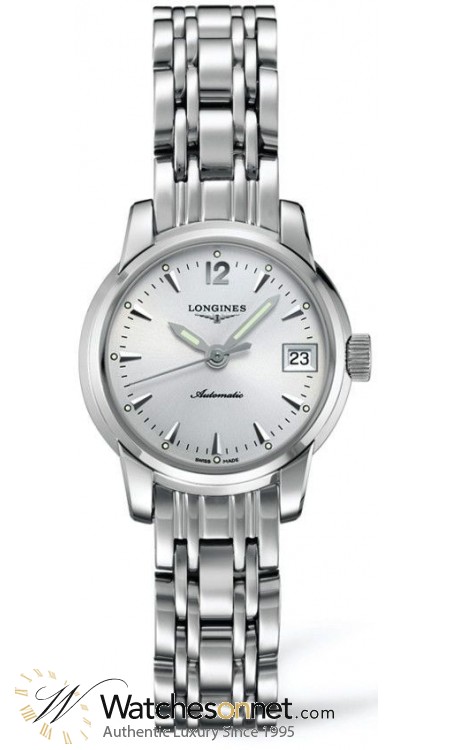 Longines Saint-Limer  Automatic Women's Watch, Stainless Steel, Silver Dial, L2.263.4.72.6