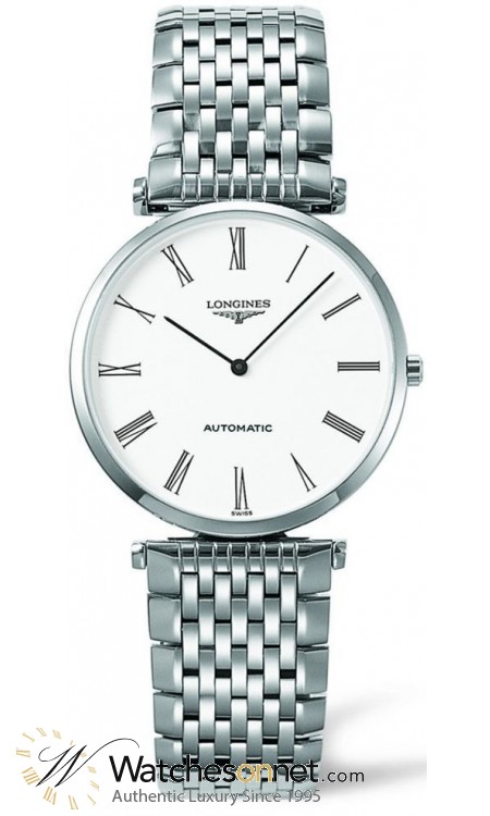 Longines La Grande Classique  Automatic Men's Watch, Stainless Steel, White Dial, L4.708.4.11.6