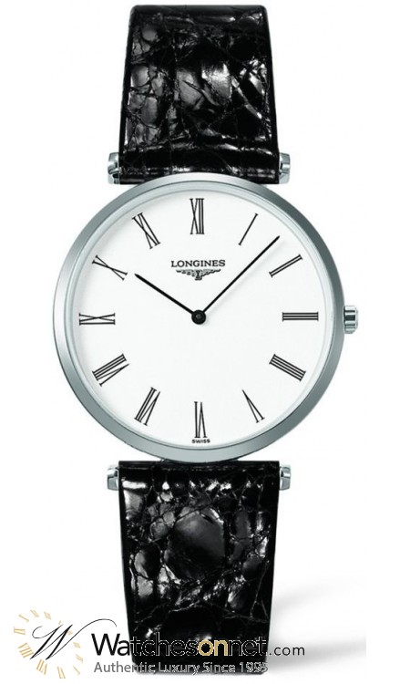 Longines La Grande Classique  Quartz Men's Watch, Stainless Steel, White Dial, L4.709.4.11.2