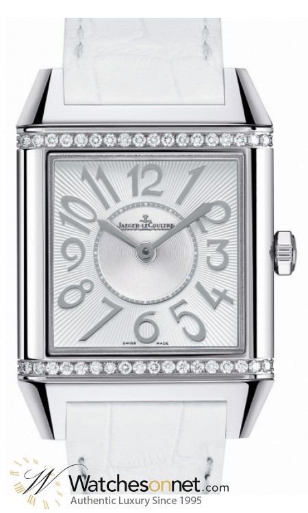 Jaeger Lecoultre Reverso Lady  Quartz Women's Watch, Stainless Steel, Silver Dial, Q7038420
