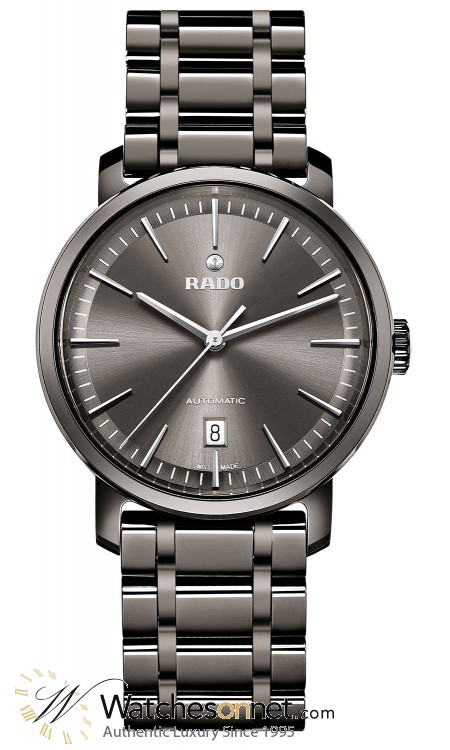 Rado Diamaster  Automatic Unisex Watch, Ceramic, Grey Dial, R14074112