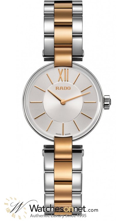 Rado Coupole  Quartz Women's Watch, Stainless Steel, Silver Dial, R22854023