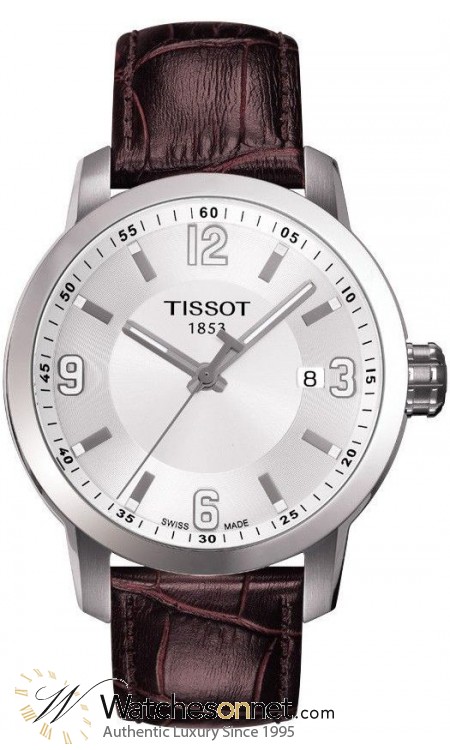 Tissot PRC200  Automatic Men's Watch, Stainless Steel, Silver Dial, T055.410.16.017.01