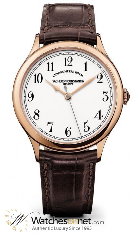 Vacheron Constantin Historiques  Automatic Men's Watch, 18K Rose Gold, White Dial, 86122/000R-9362