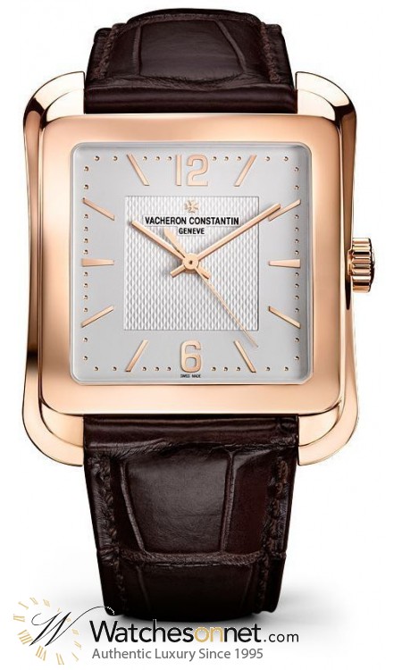 Vacheron Constantin Historiques  Manual Winding Men's Watch, 18K Rose Gold, Silver Dial, 86300/000R-9826