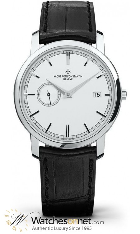 Vacheron Constantin Patrimony Traditionnelle  Automatic Men's Watch, 18K White Gold, Silver Dial, 87172/000G-9301