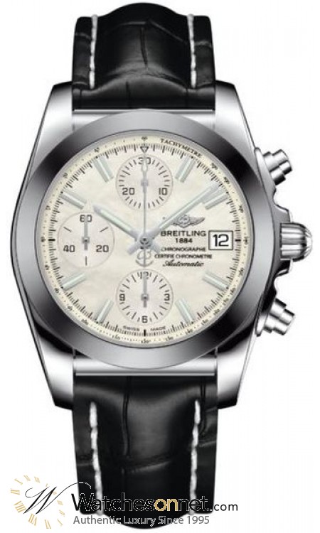 Breitling Galactic 41  Automatic Men's Watch, Stainless Steel, White Dial, W1331012.A774.728P